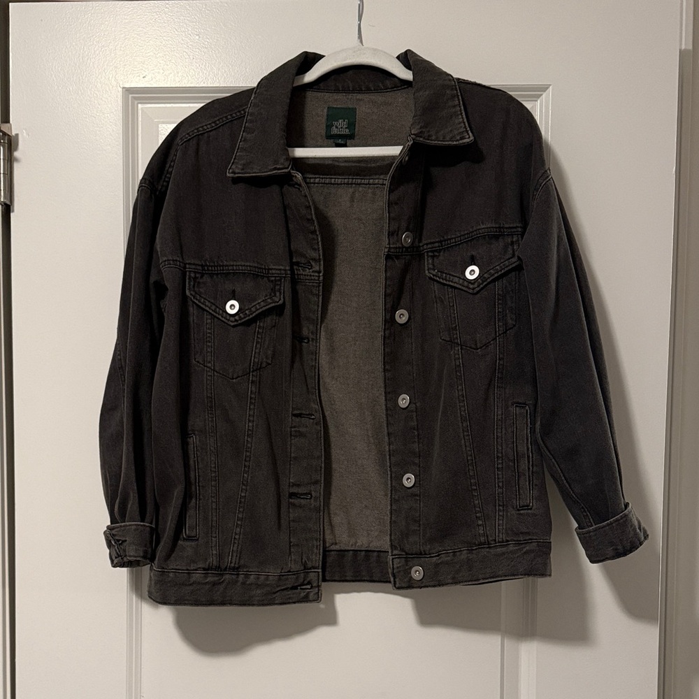 Wild Fable Black Jean Jacket